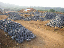 Black Basalt Zhangpu Black, cobblestone