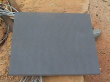 Black Basalt Zhangpu Black, Honed Tiles.