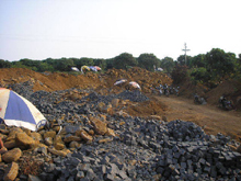 Black Basalt Zhangpu Black, Quarry