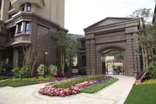 China Baltic Coffee, Blatic Brown Granite Wall cladding project