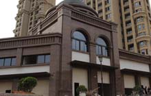 China Baltic Coffee, Blatic Brown Granite Wall cladding project