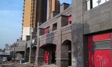 China Baltic Coffee, Blatic Brown Granite Wall cladding project