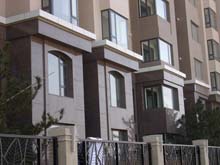 China Baltic Coffee, Blatic Brown Granite Wall cladding project