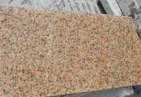 Desert Gold Rusty Granite, Flamed Tiles