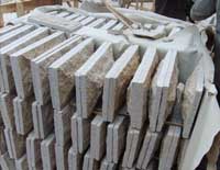 Desert Gold Rusty Granite, Natural split wall panels