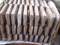 Desert Gold Rusty Granite, Natural split wall panels